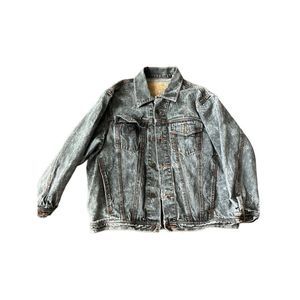 Bonjour vintage denim distressed jacket size medium